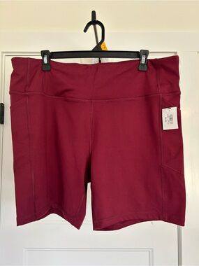 Avia Maroon Bike Shorts